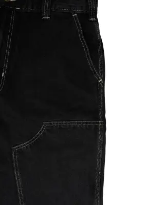 Utility Front Denim Pant Black Wash — photo 3
