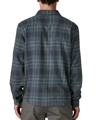 L/S Lightweight Fjord Flannel Shirt Paw Smodler Blue — photo 3