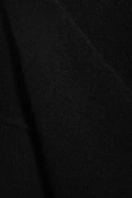 Pull confectionné à col V, coupe ample - Noir — photo 4