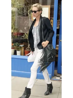 Bottines Biker en cuir beige sable et talon bois Px boutique 600€ Taille 36 — photo 4