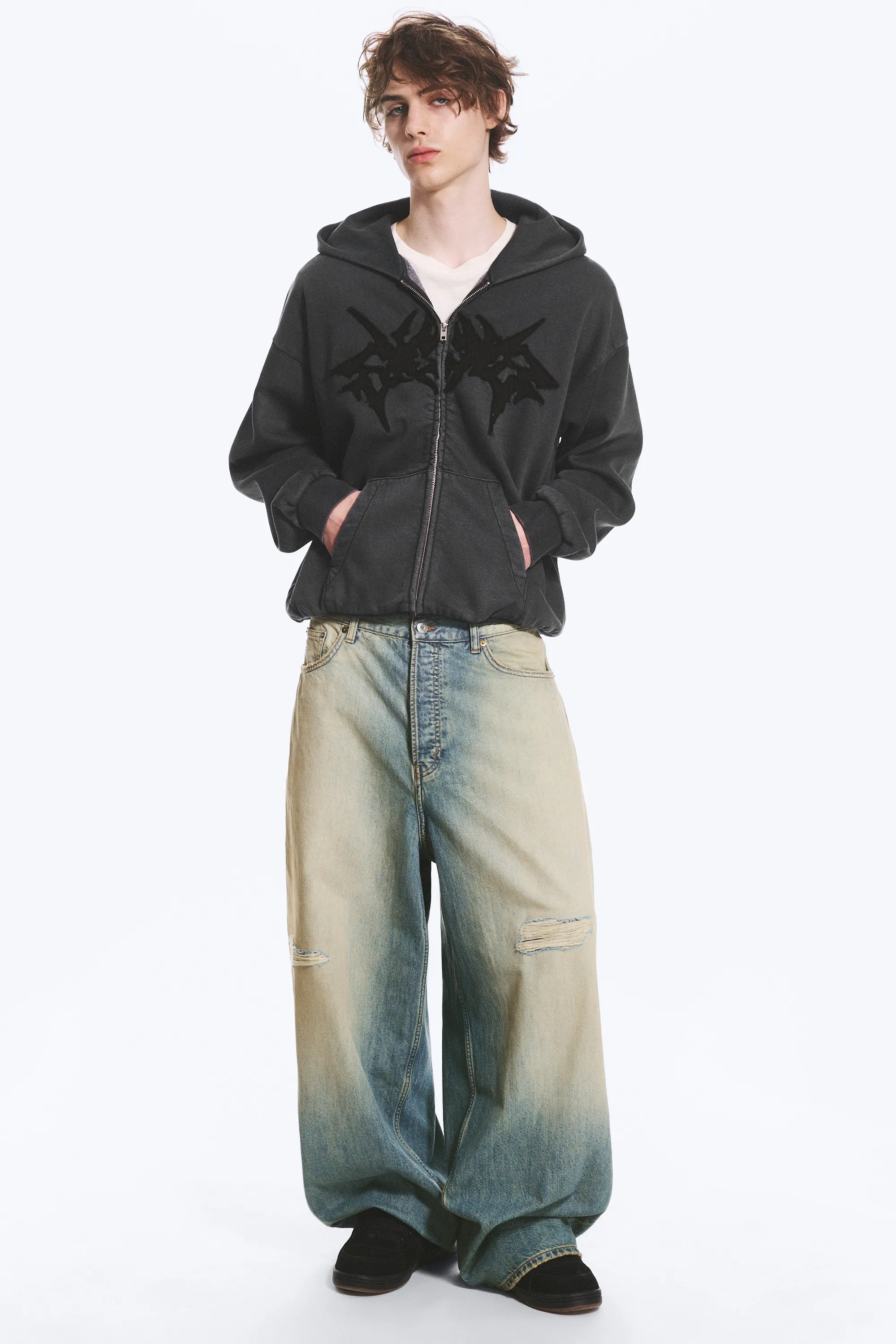 VOID JEAN BAGGY TAILLE BASSE - Honey Blue - Bleu moyen