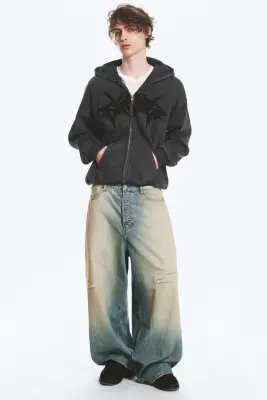 VOID JEAN BAGGY TAILLE BASSE - Honey Blue - Bleu moyen — photo 1