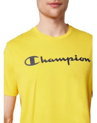 CHAMPION TEE SHIRT Jaune — photo 4