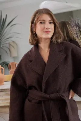 Manteau Yoko - chocolat — photo 3