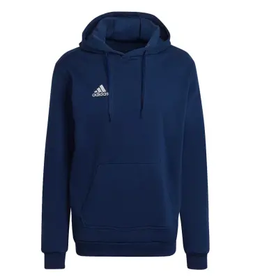 ADIDAS SWEAT CAPUCHE GRANDE LONGUEUR Marine — photo 3