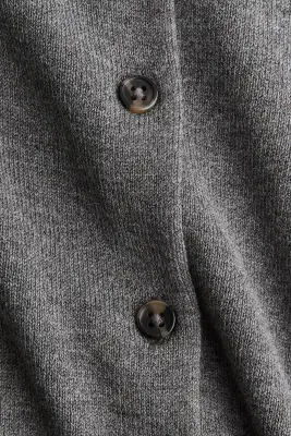 Gilet en maille fine - Gris foncé chiné — photo 4
