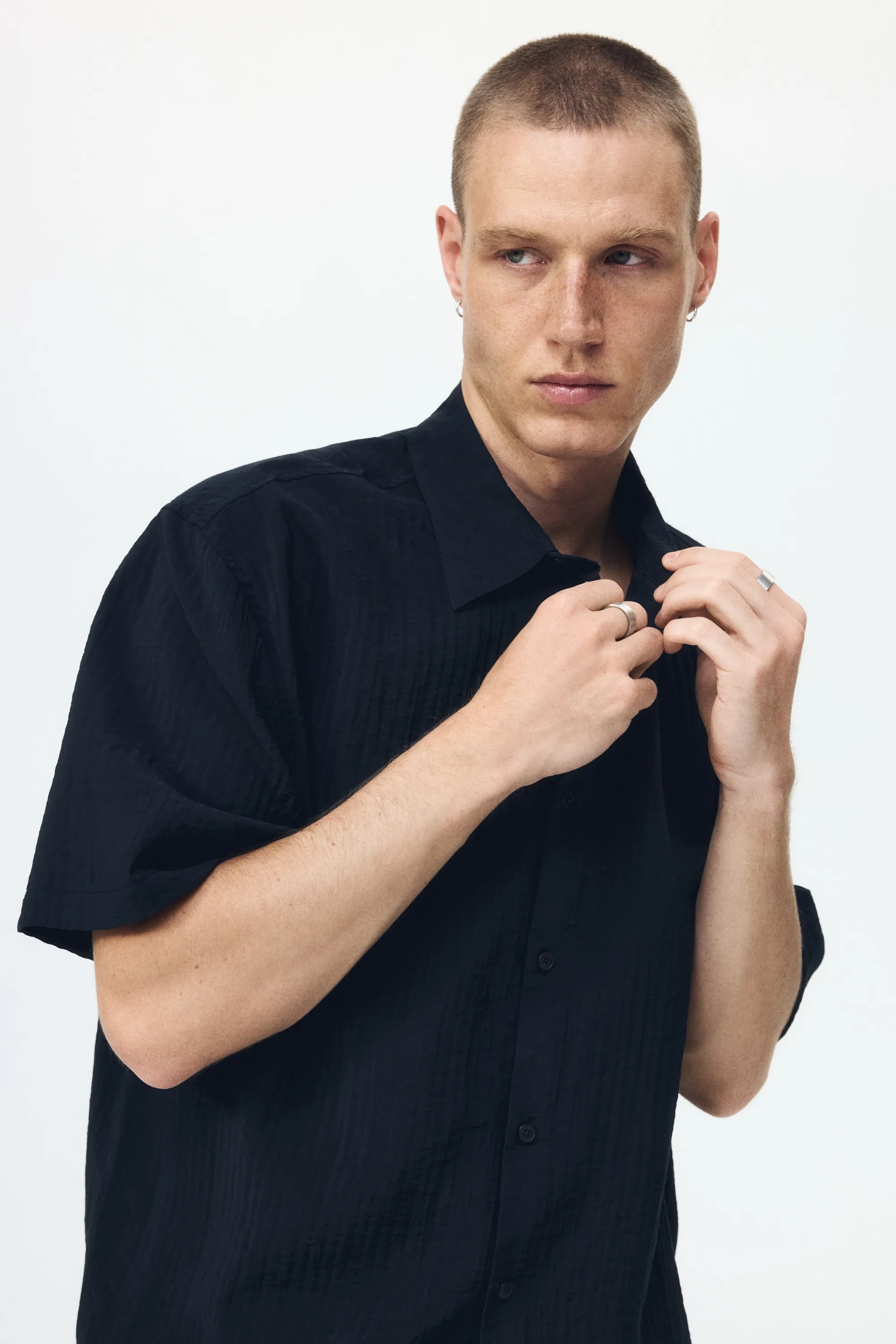 Chemise Relaxed Fit - Noir