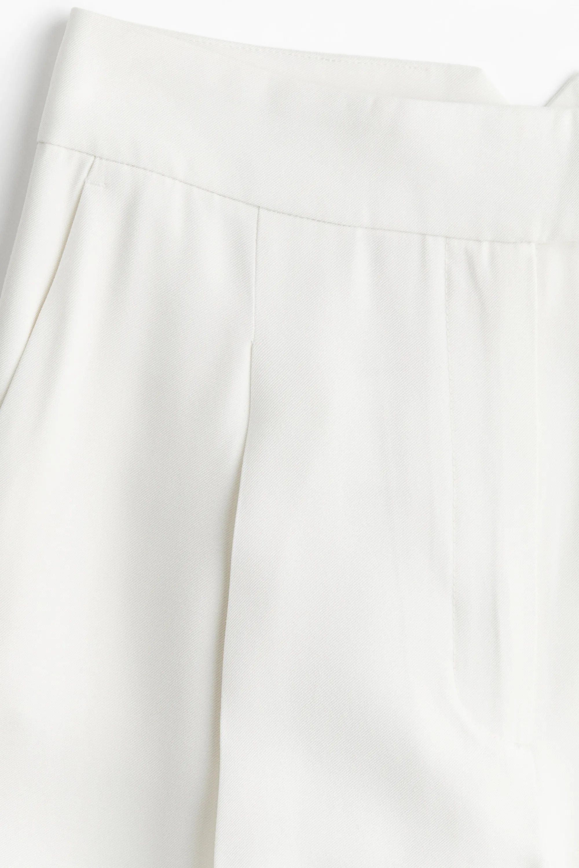 Pantalon large - Blanc