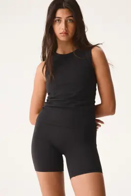 Short cycliste High Waist SculptMove™ - Noir — photo 1