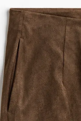 Pantalon barrel - Marron — photo 3