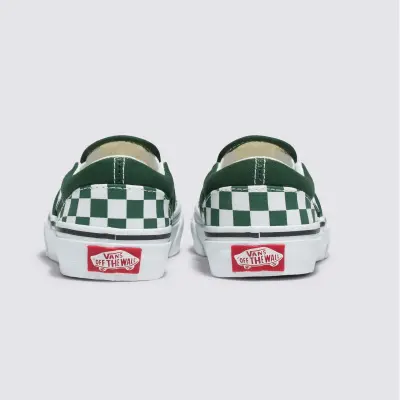 chaussures skateboard enfant vans slip on – theory/check — photo 4