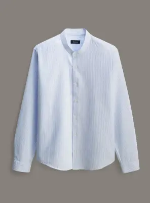 Chemise Gareth White/Cloud — photo 4
