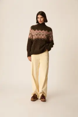 Pull Dan Jacquard Ourson — photo 3