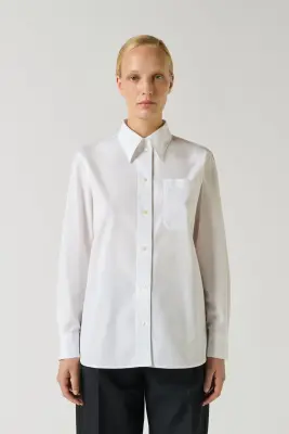 CHEMISE SAPHIR BLANC — photo 1