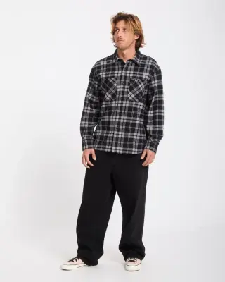 Chemise volcom Hunkstone LS – Moonbeam — photo 2