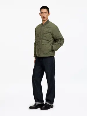 Veste doublée matelassée - Vert kaki — photo 2
