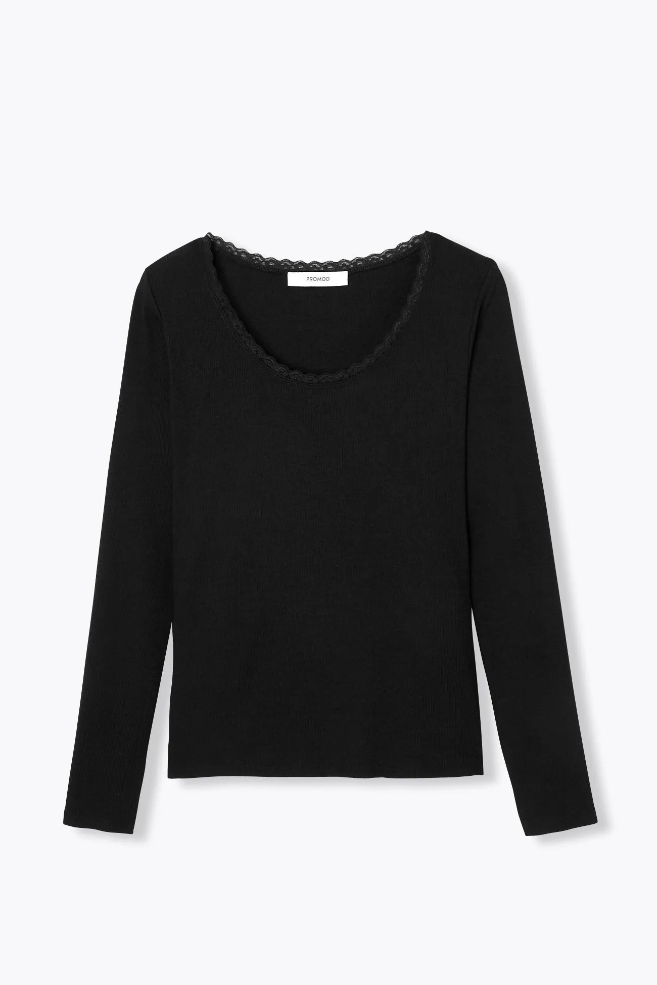 T-shirt détail dentelle Femme