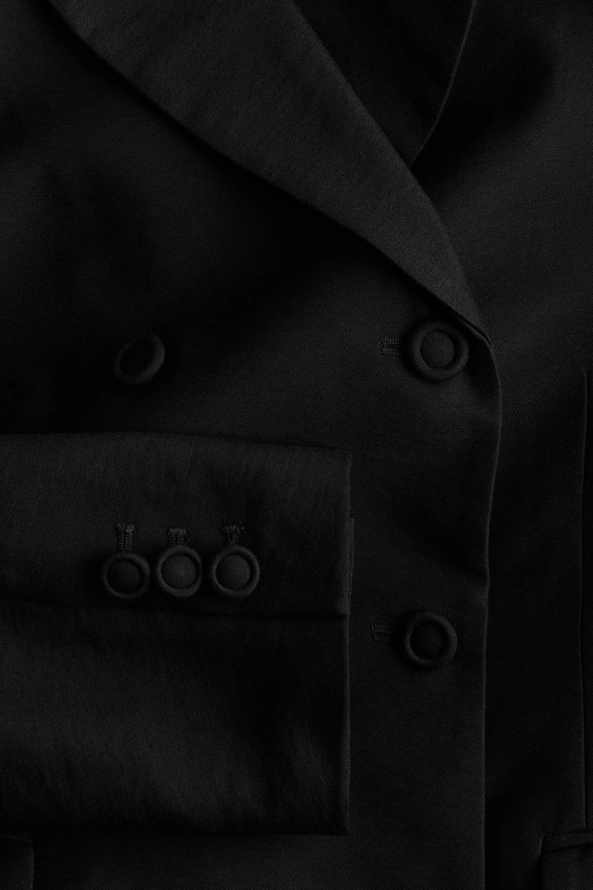 Blazer à fermeture croisée - Noir