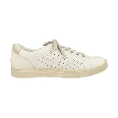 Baskets Remonte D1F04-80 Beige - Lacets Zip Grande Pointure Femme — photo 3