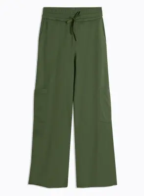 Pantalon vert en coton organique — photo 3