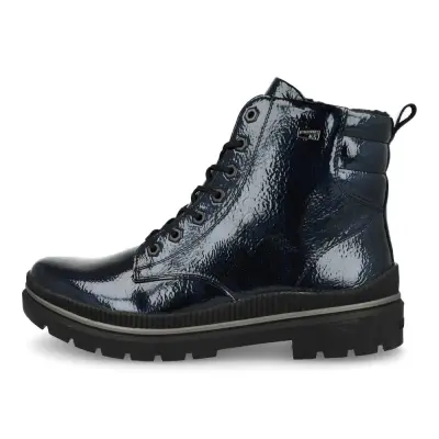 Bottines Remonte D0C82-14 Bleues - Lacets Grande Pointure Femme — photo 2