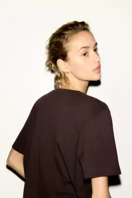 T-shirt imprimé - Marron/Solare — photo 2