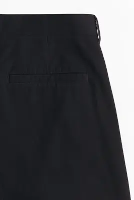 Chino Relaxed Fit à jambes barrel - Noir — photo 4