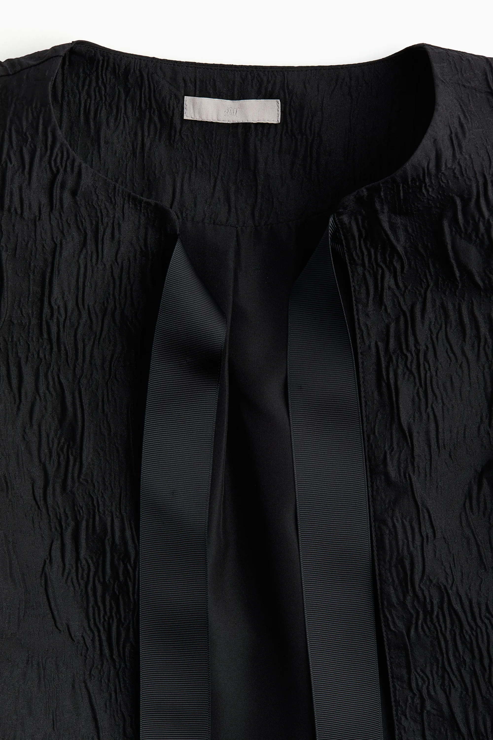 Blouse à manches ballon - Noir
