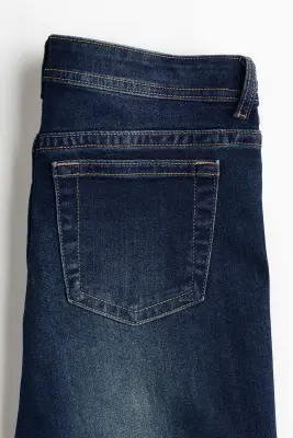Flared Ultra Low Waist Jeans - Bleu denim foncé — photo 5