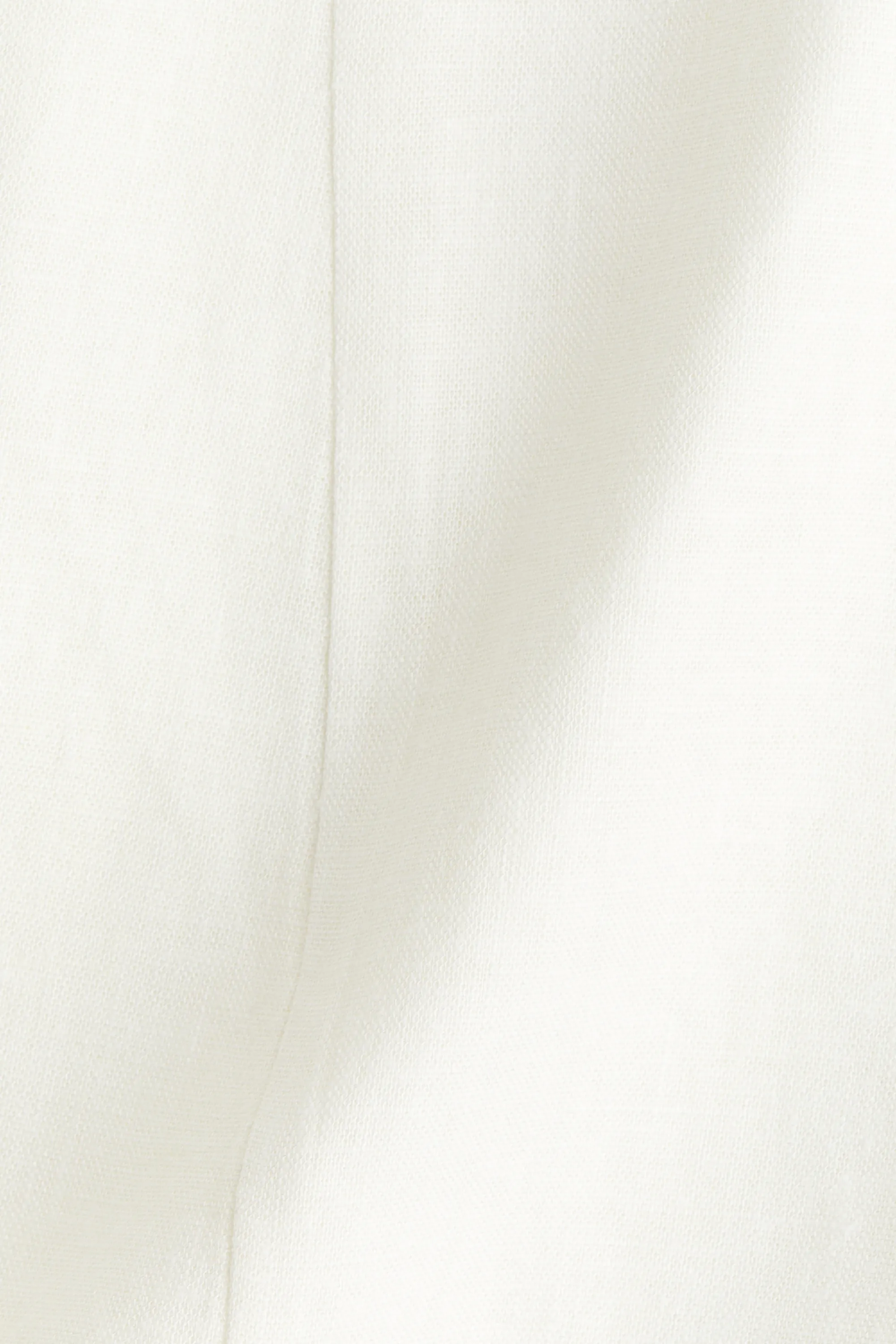 Robe dos nu en lin mélangé - Blanc