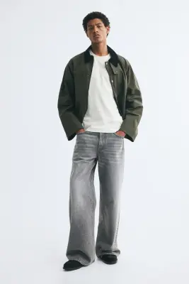 T-shirt Oversized Fit - Crème — photo 2
