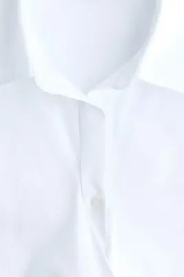 Blouse avec détail à nouer - Blanc — photo 4