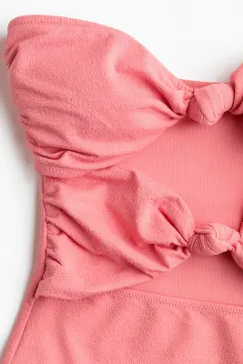 Maillot de bain bandeau paddé - Rose — photo 5