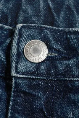 Jean jambe large taille basse Ample - Sailor Blue - Bleu moyen — photo 5