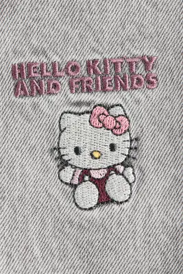 Jean loose avec motifs - Gris clair/Sanrio — photo 4