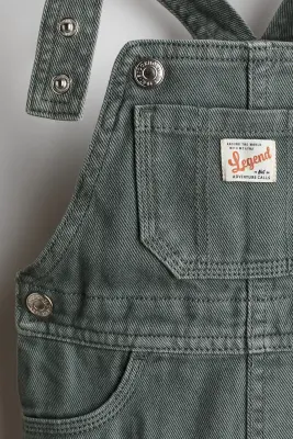 Salopette en denim - Vert ancien — photo 2
