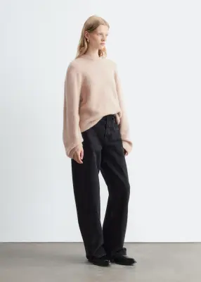 Pull en mélange d’alpaga - Beige — photo 3