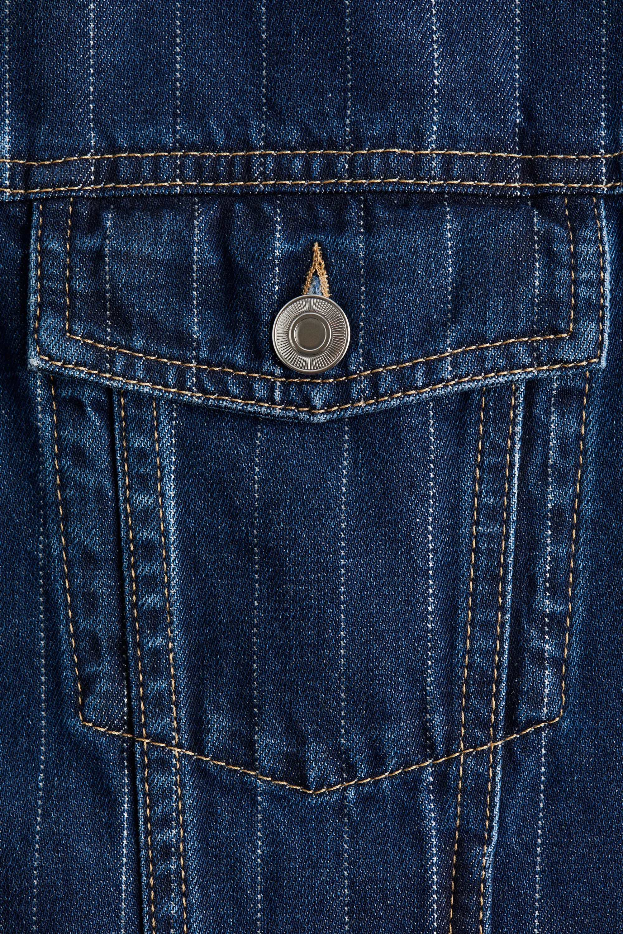 Veste en denim - Bleu denim/rayures tennis