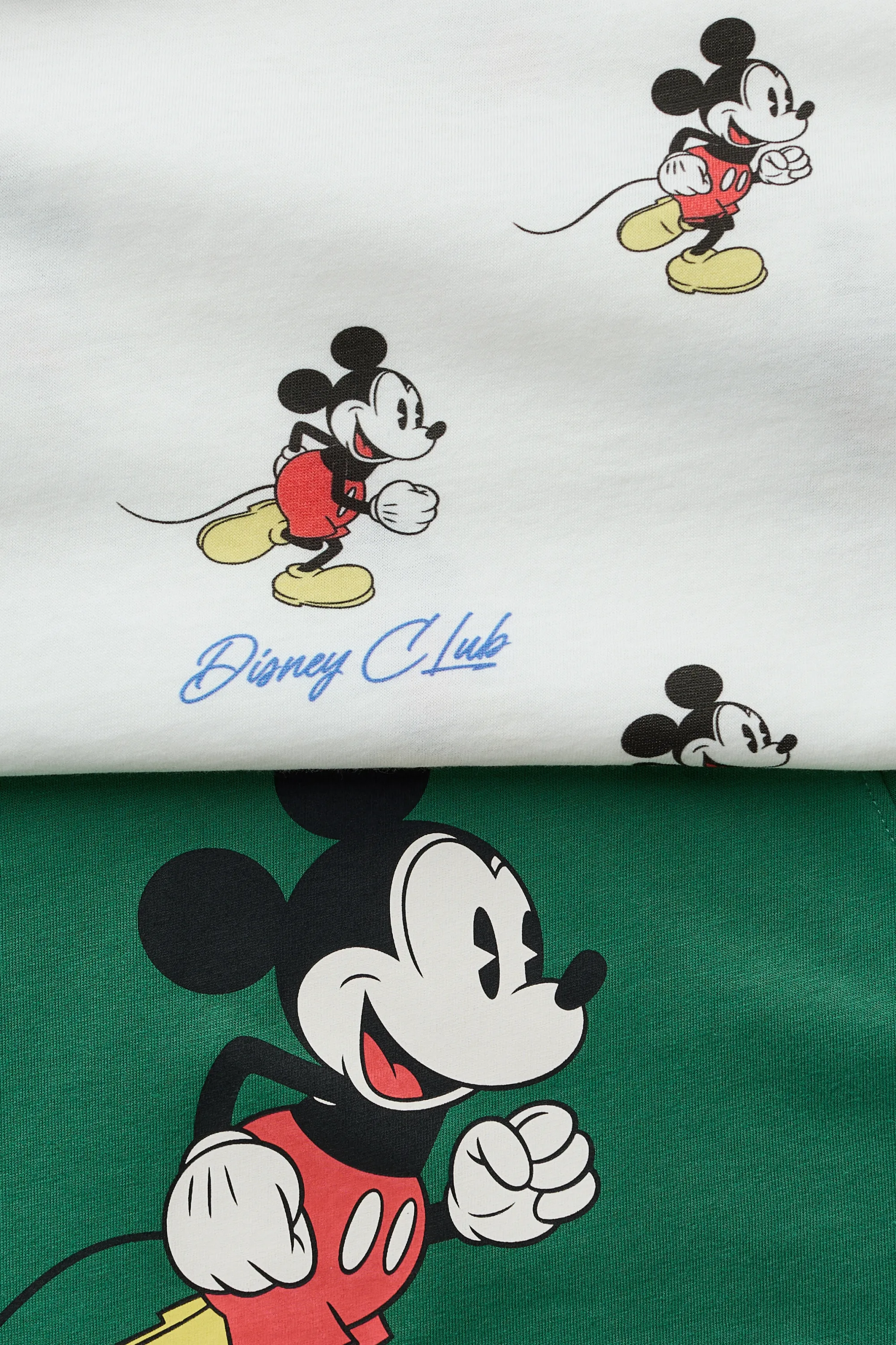 Lot de 2 débardeurs imprimés en coton - Vert/Mickey