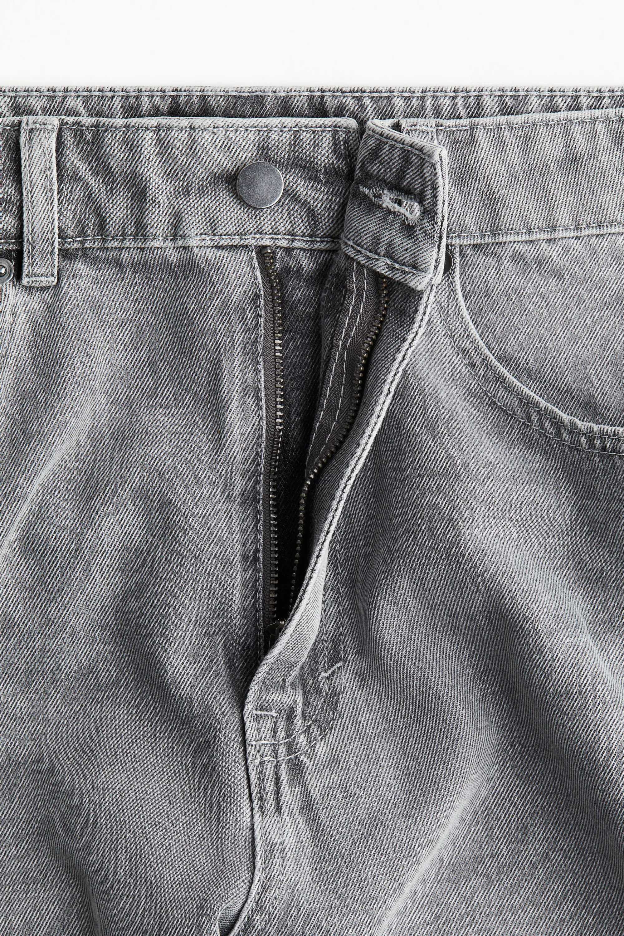 Jean large - Gris denim clair