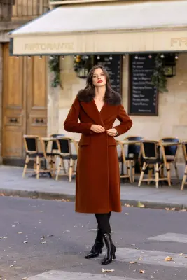 Marcelle Coat - Rust — photo 2