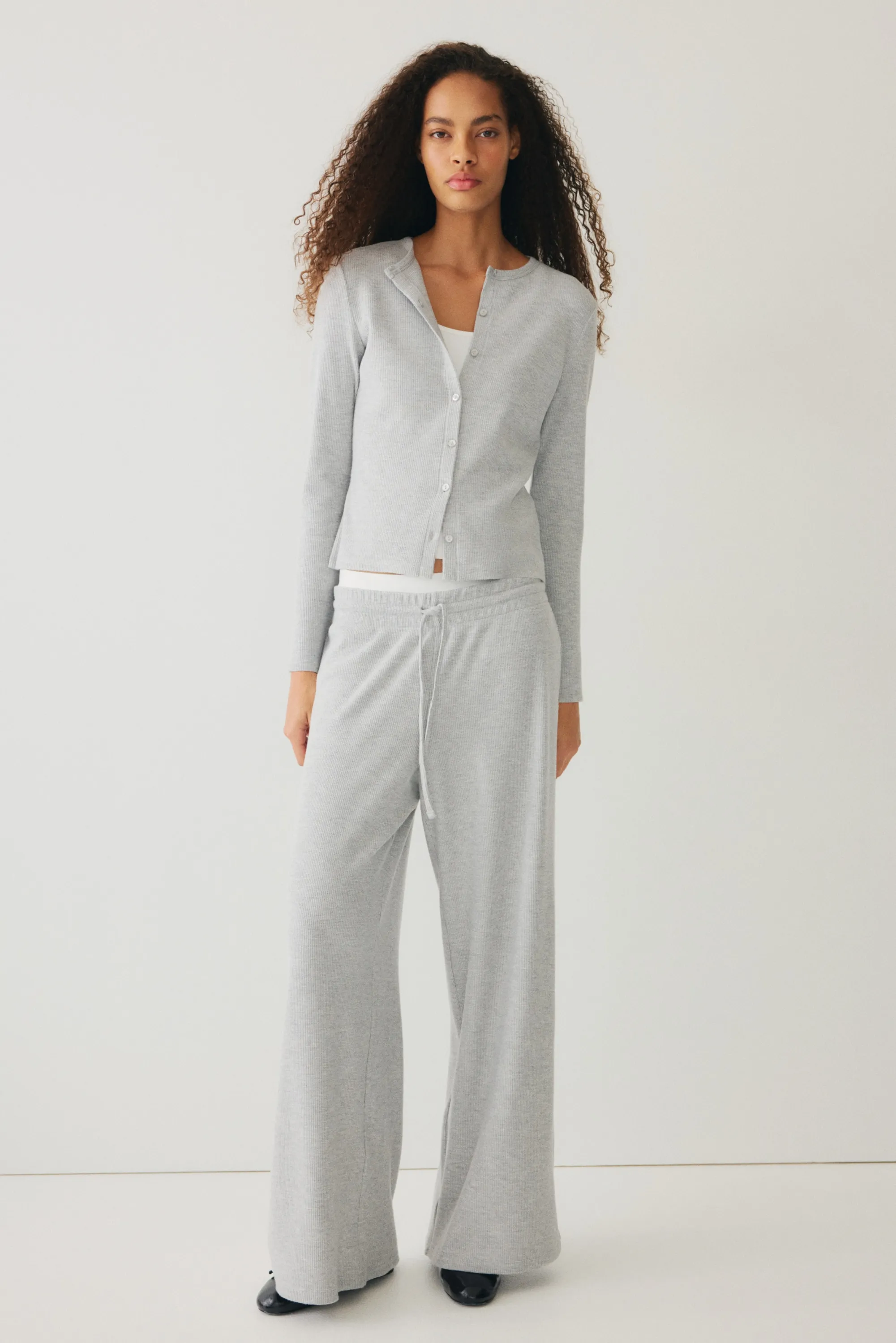 Gilet gaufré - Gris