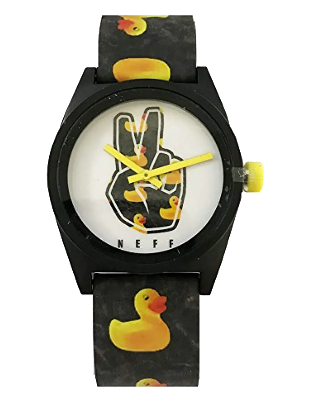 NEFF DAILY WILD WATCH DUCKY WASH BLACK