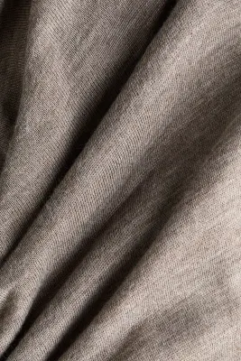 Top superposé en maille fine - Taupe — photo 5