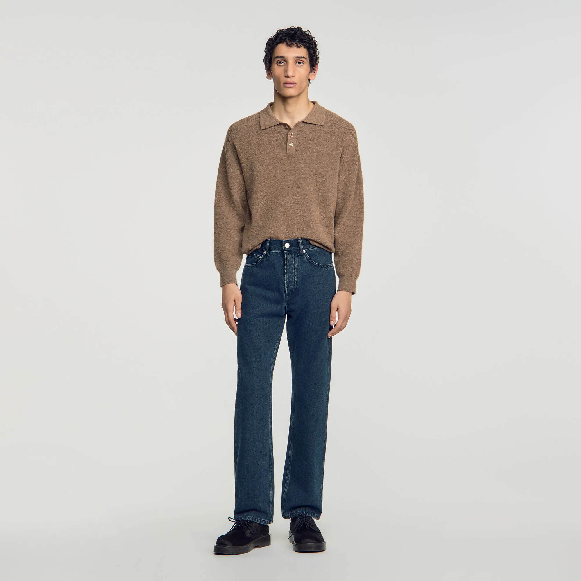 Jean regular délavé