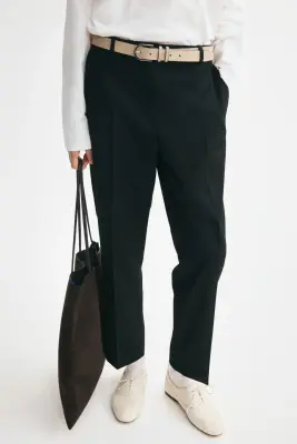 Pantalon cigarette - Noir — photo 2