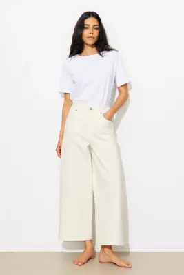 Pantalon court et large Femme — photo 2
