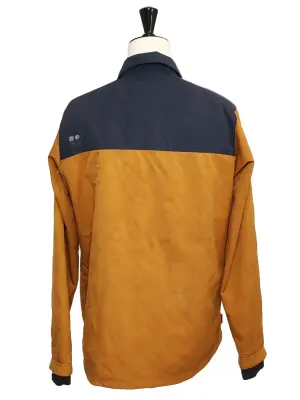 Veste blouson HUDSON imperméable marron camel et bleu marine Prix boutique $168 Taille M — photo 4