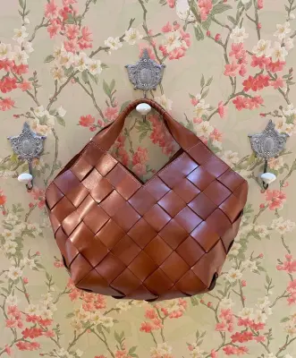 Nouveau ! DRAGON DIFFUSION Sac Botteghe Tan — photo 3