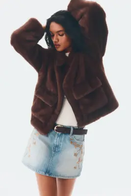 Veste duveteuse - Marron — photo 2